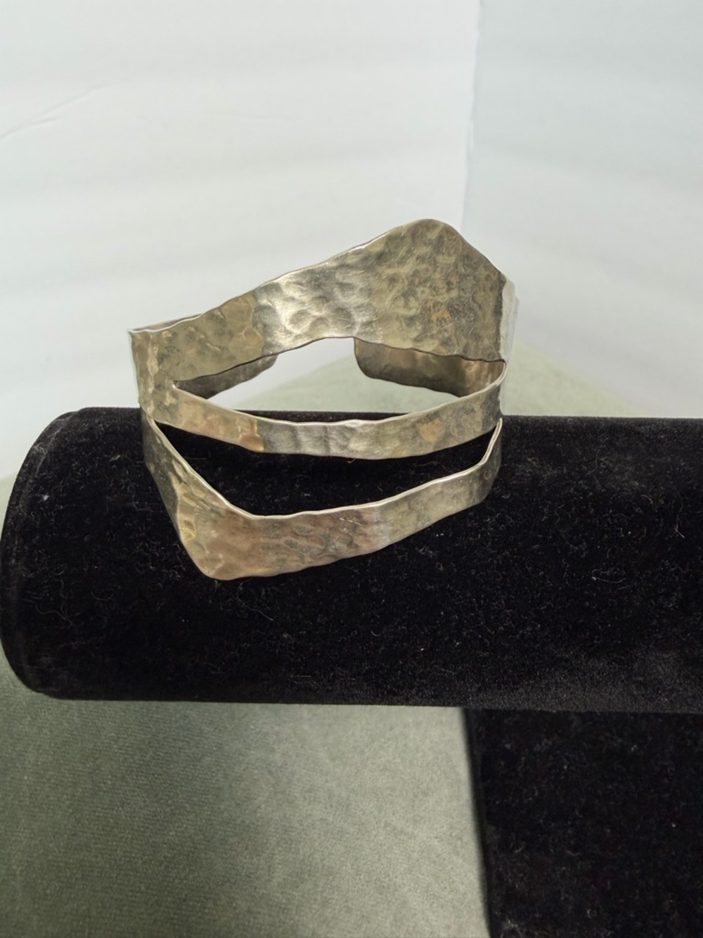 Silver Cuff Bracelet Adjustable